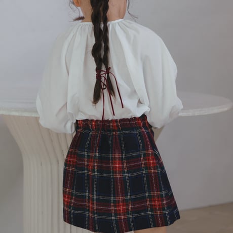 Traditional skirt / navy tartan
