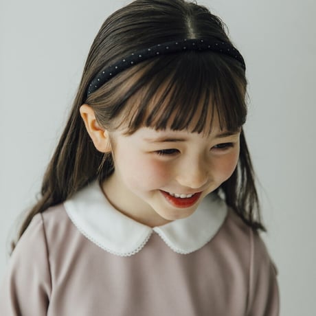 Leaf head band / black