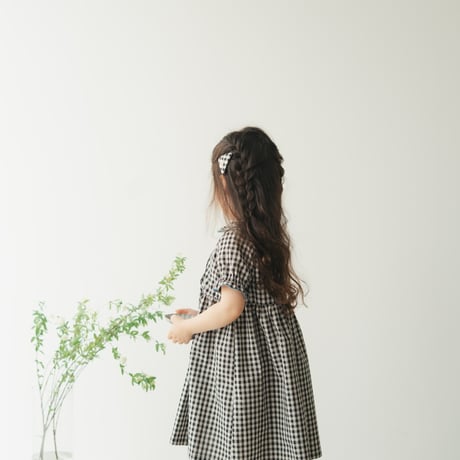 Dorothy dress / Letter check - Shadow