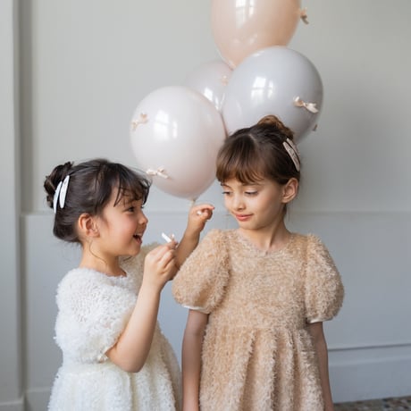 Anniversary dress / pink beige