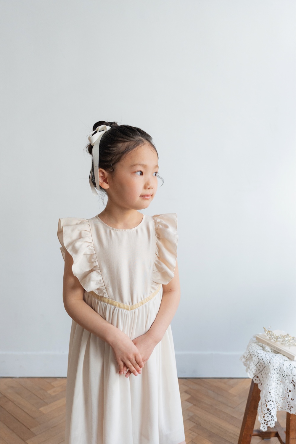 Ballerina dress / vanilla cream | june -little