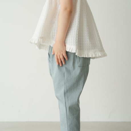 Sarrouel pants / Light denim