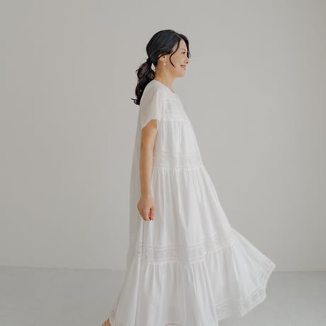 ladies Kouglof dress / White