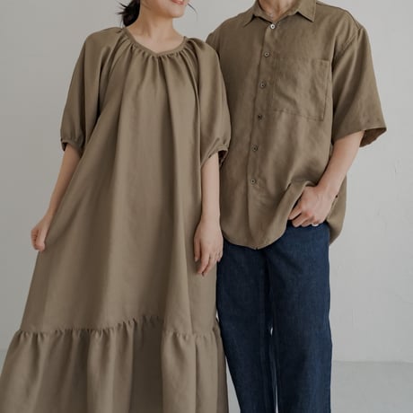 ladies Summer dress / Sand brown