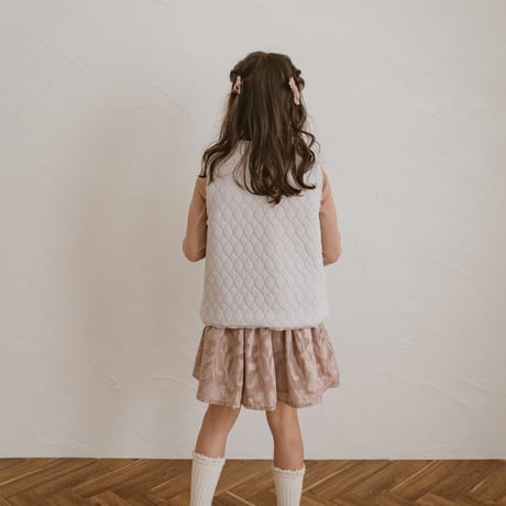 kids Gather skirt / dusty pink flower