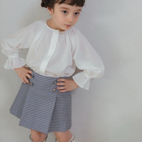 Traditional skirt / blue check