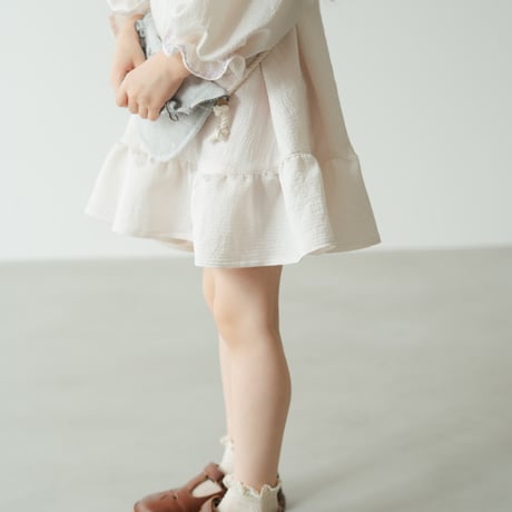 Long sailor dress / Cream