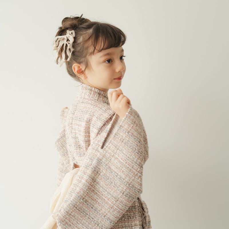 Yukata / Summer tweed - Pink | june -little clo