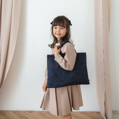 Embroidery bag / Navy