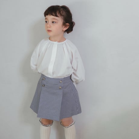 Traditional skirt / blue check