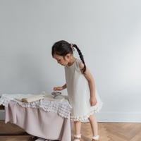 Cloudy dress / milk