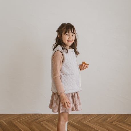 kids Gather skirt / dusty pink flower