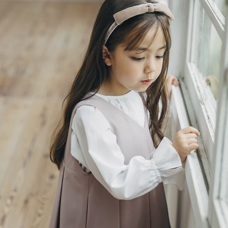 kids Wide jumper skirt / pink