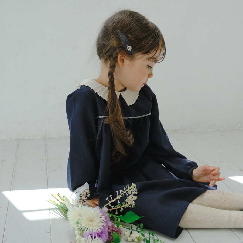 june-littlecloset　Petal 120cm ワンピース june-littlecloset Petal 120cm ワンピース Petal / classic navy