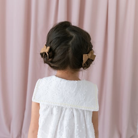 Soufflé dress / white