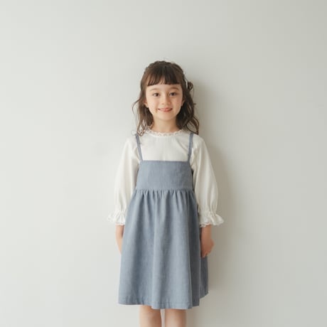 Camisole dress / Washed denim