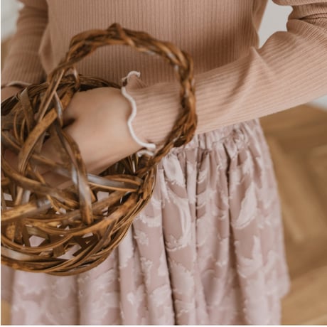 kids Gather skirt / dusty pink flower