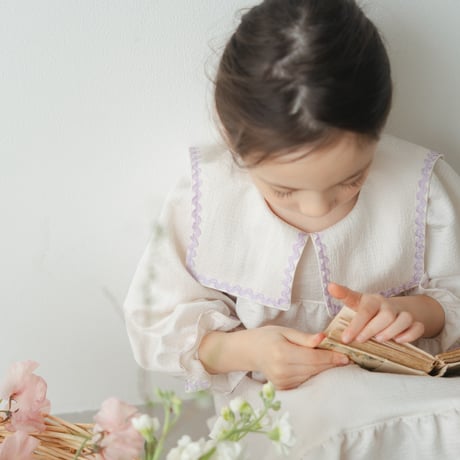 Long sailor dress / Cream