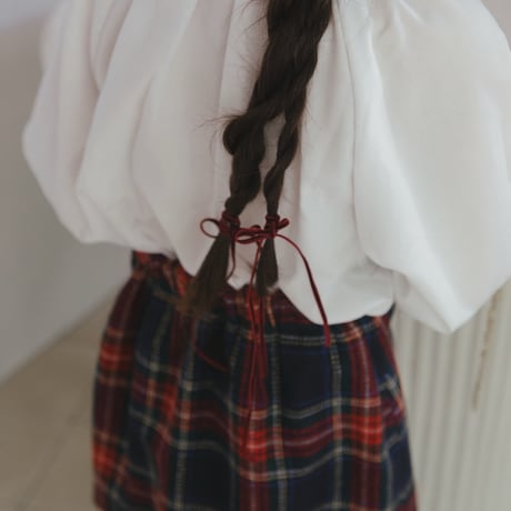 Traditional skirt / navy tartan