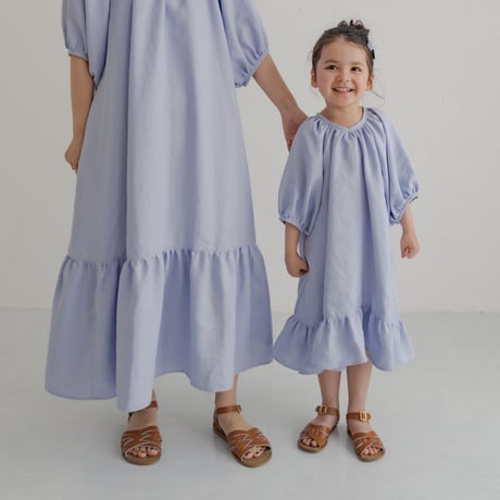kids Summer dress / Powder blue