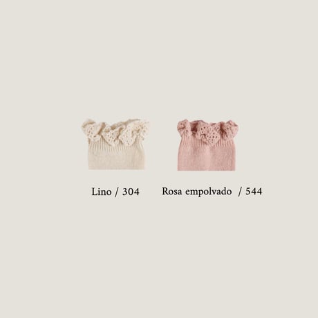 condor / Short socks with lace edging cuff 2409-4