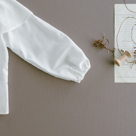 kids Cape blouse / white