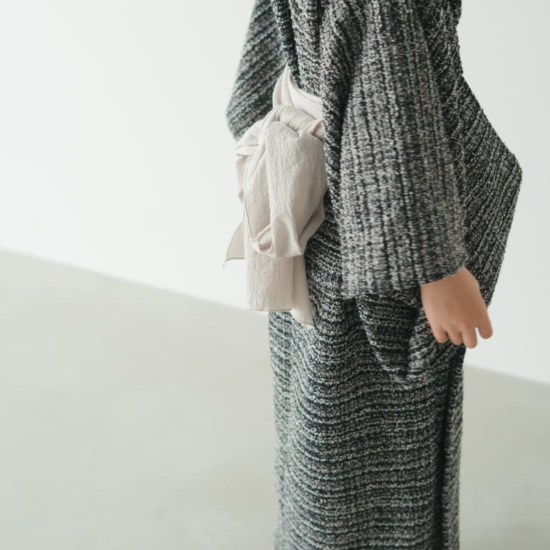 Yukata / Summer tweed - Black | june -little cl