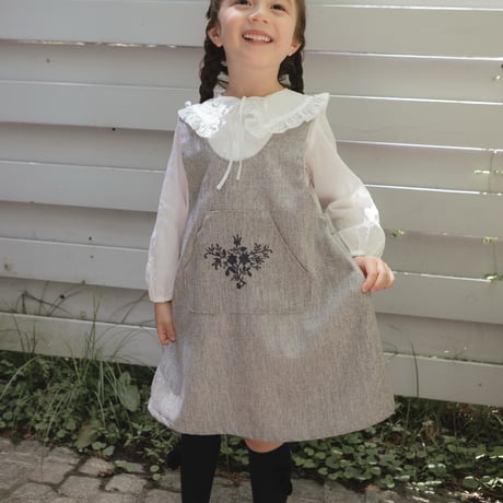 Jumper skirt / herringbone