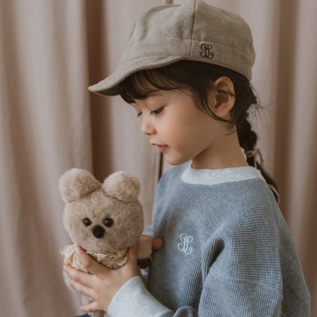 kids Waffle sweat / blue milk