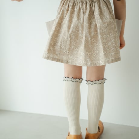 Dragee skirt / Gentle bloom-Ash