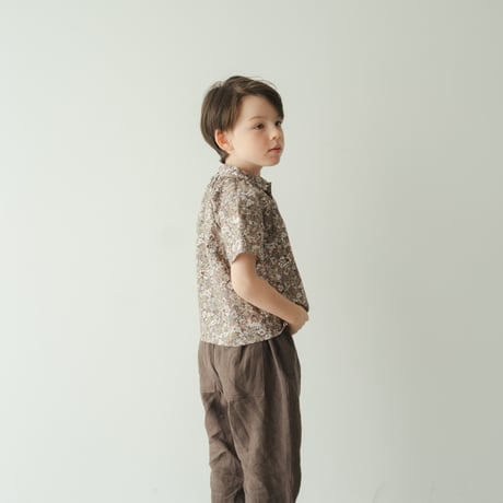 Sarrouel pants / Charcoal brown