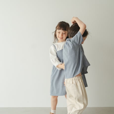 Camisole dress / Washed denim