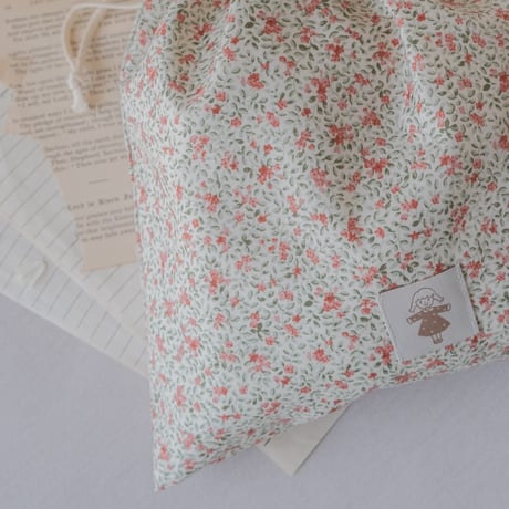 Drawstring bag / little flower
