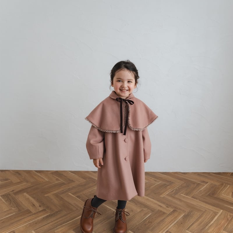 Doll cape coat / old rose | june -little closet-