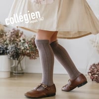 Collegien / Adèle - Pointelle Merino Wool Knee-high Socks