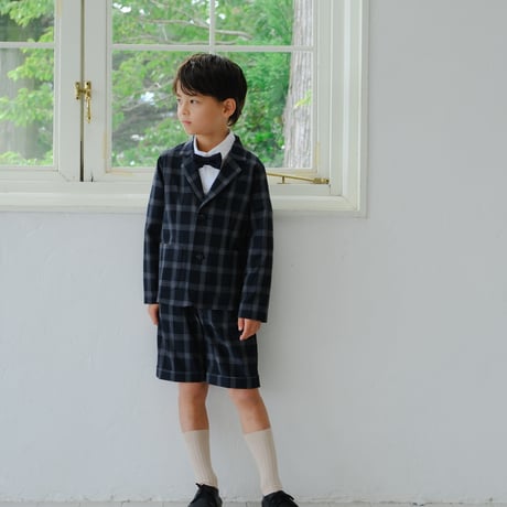 Tailored jacket / navy check