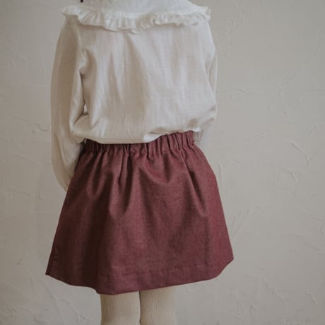 Ribbon blouse / white