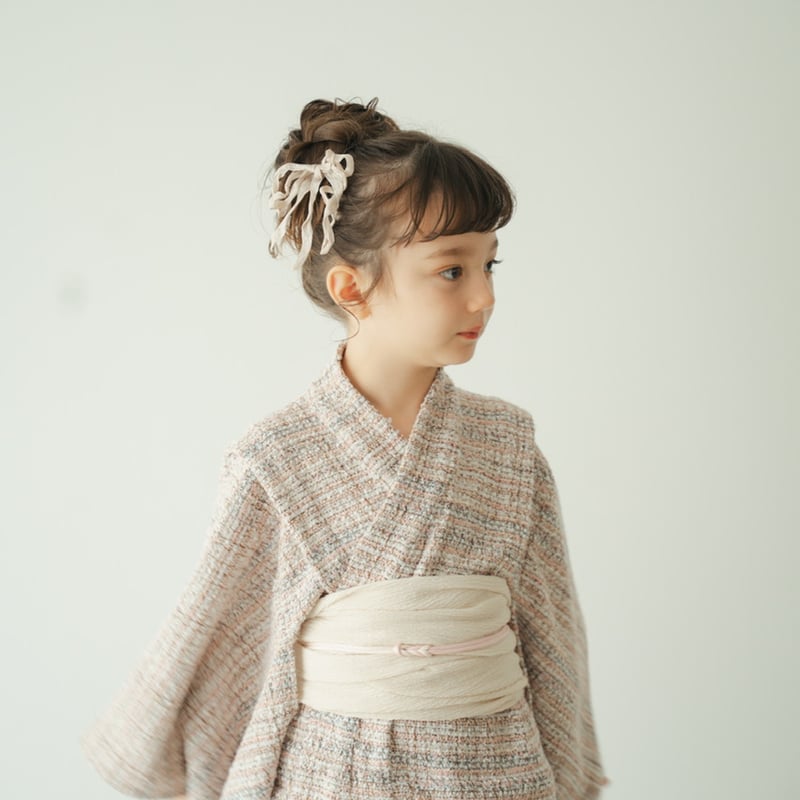 Yukata / Summer tweed - Pink | june -little clo