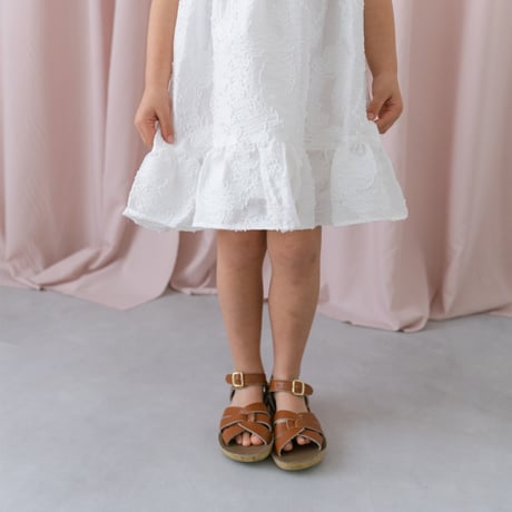Soufflé dress / white