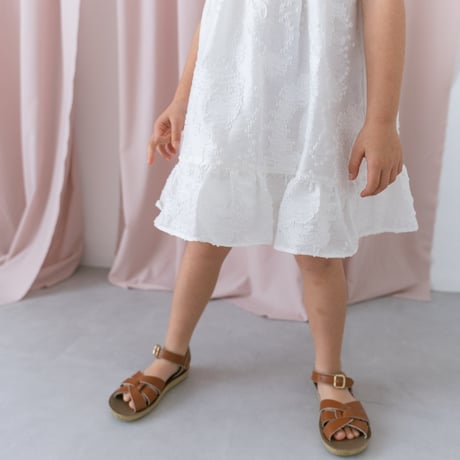 Soufflé dress / white