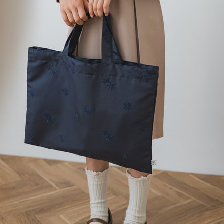 Embroidery bag / Navy
