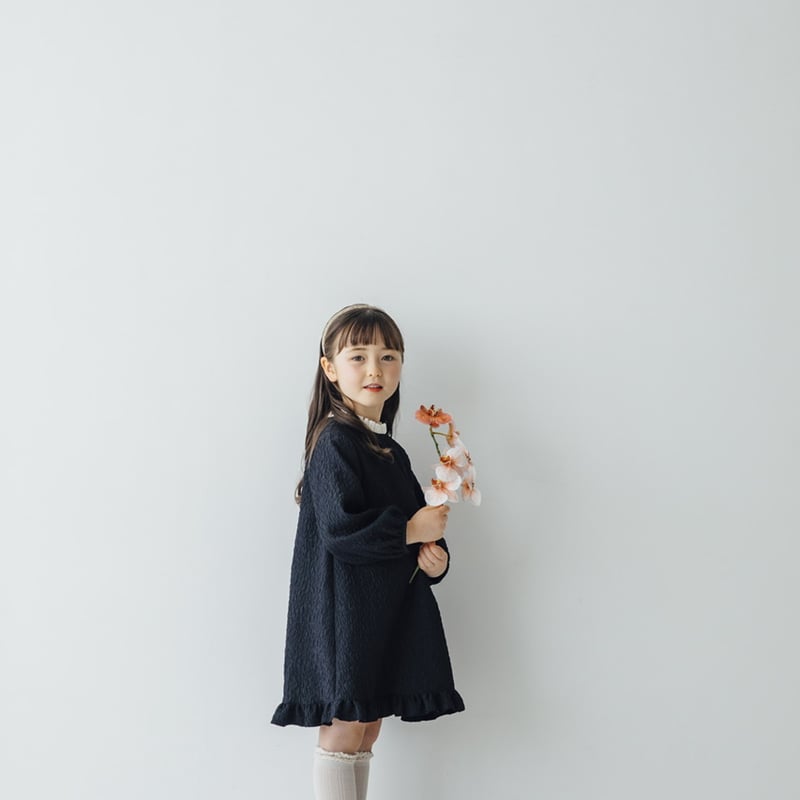 june little closetのベビーセレモニードレス 90 Nina / light grey
