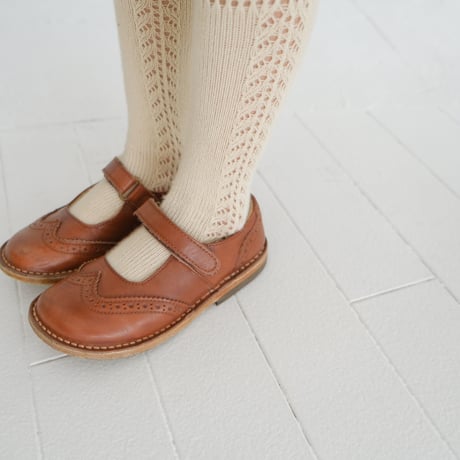 condor / Side openwork knee socks 2592-2