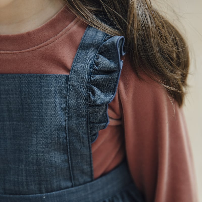 Apron dress / denim | june -little closet-
