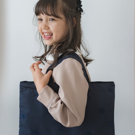 Embroidery bag / Navy