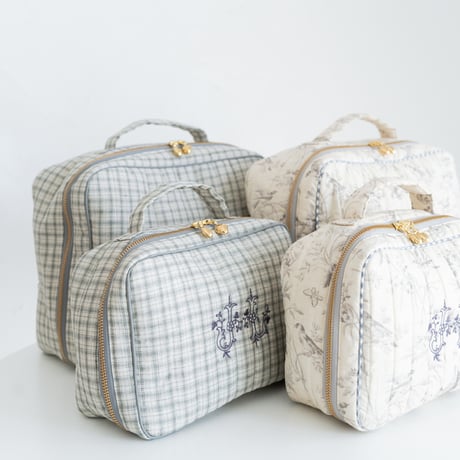 Vanity pouch (M) / check