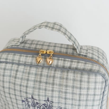 Vanity pouch (M) / check