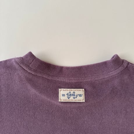 Pile tee / grape