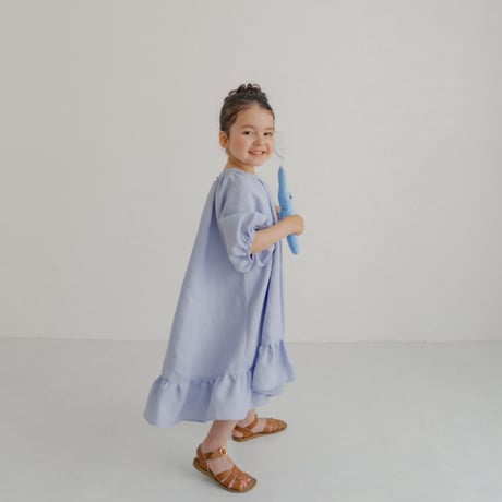 kids Summer dress / Powder blue