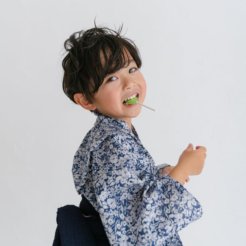 Yukata / midnight navy | june -little closet-